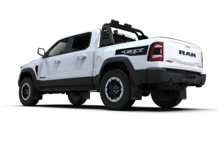 Rally Armor MF128-UR-BLK-WH Black Mud Flap/White Logo