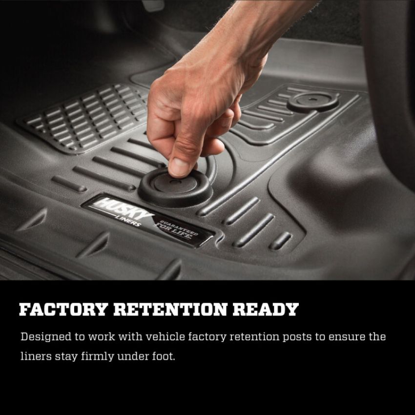 Husky Liners 13561 2024 Hyundai Santa Fe Weatherbeater Front Floor Liner - Black