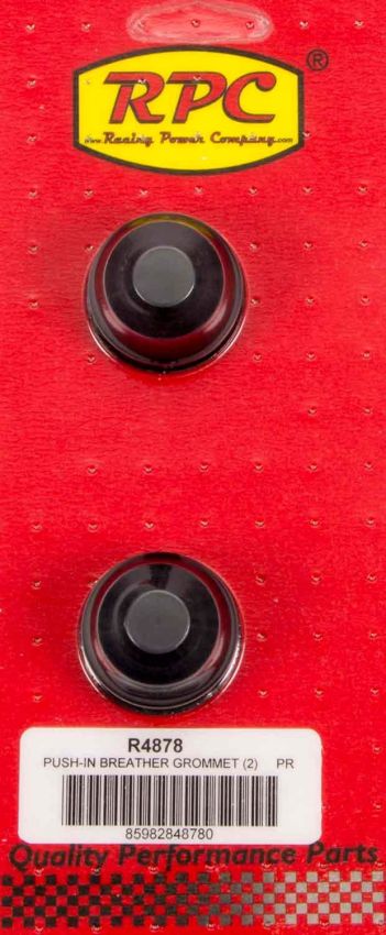 RACING POWER CO-PACKAGED RPCR4878 1-1/4 OD X 1 ID Steel V/C Breather Grommets 2p