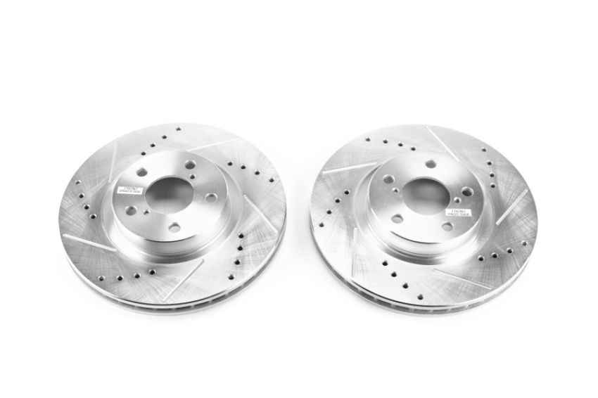PowerStop JBR1758XPR PowerStop Evolution Performance Drilled, Slotted & Plated Brake Rotor Pair