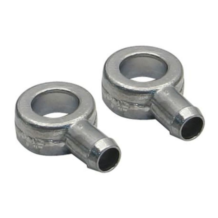 S&S Cycle 17-0355 Breather Fitting For Classic Teardrop Air Cleaners - 2 Pack