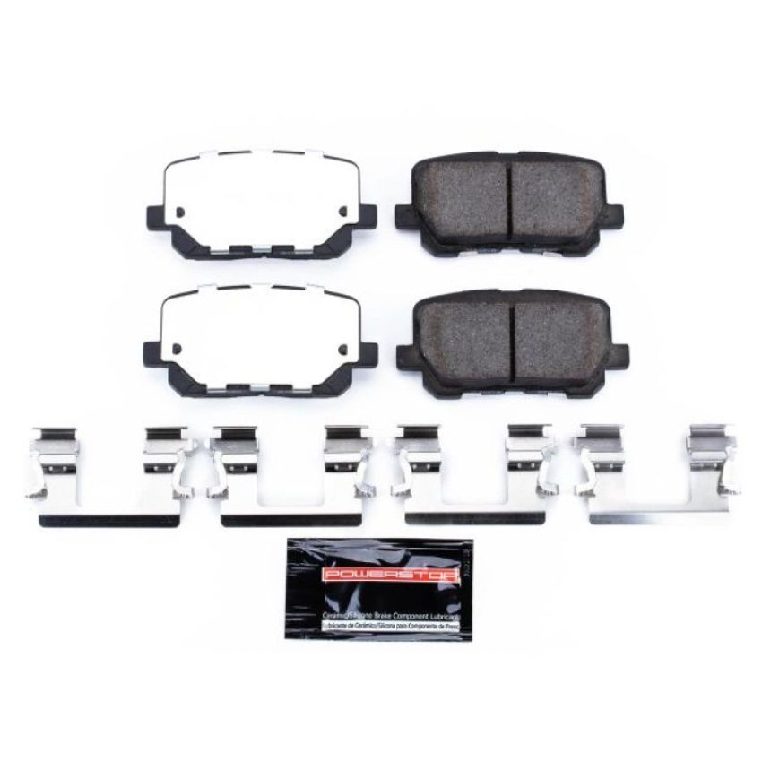 PowerStop Z26-1766 PowerStop - Z26 Performance Carbon-Fiber Ceramic Brake Pads with Hardware Kit