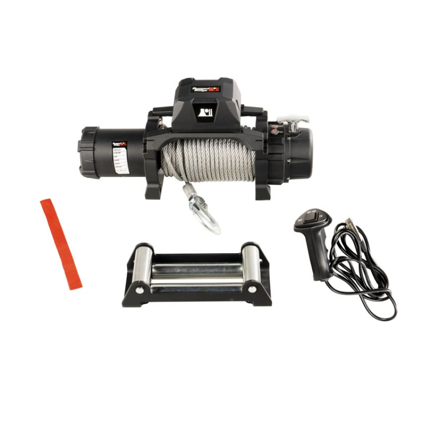 Rugged Ridge 15100.07 Trekker C10 Winch 10000lb Cable Wired