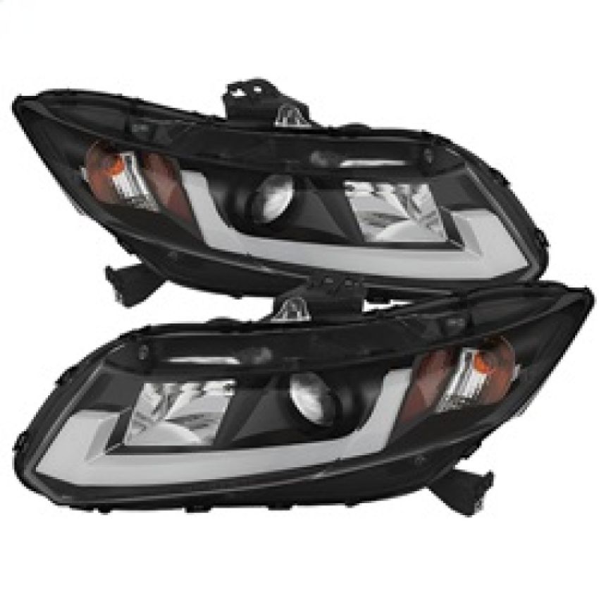 SPYDER 5076519 Projector Headlights - Light Bar DRL - Black