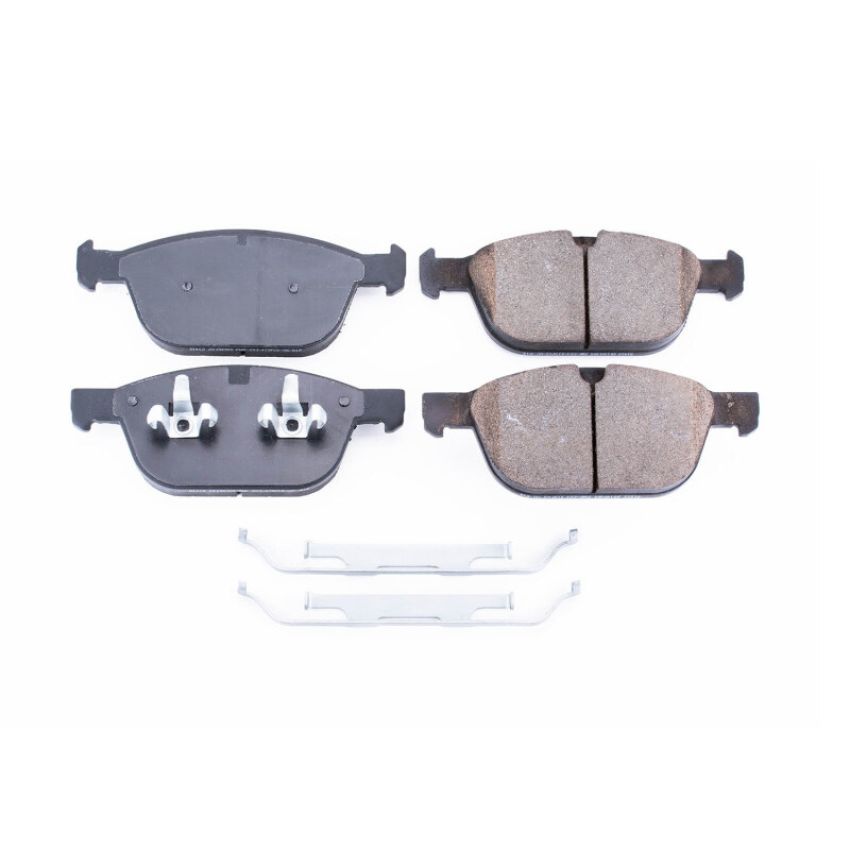 PowerStop 17-1412 PowerStop - Z17 Low-Dust Ceramic Brake Pads with Hardware