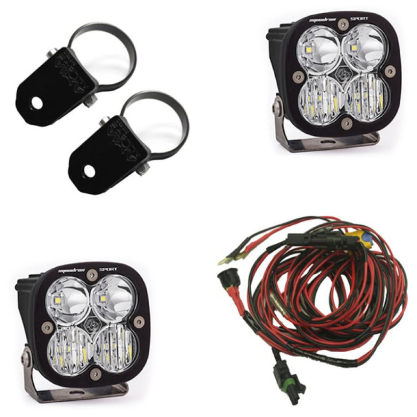 Baja Designs 557102 PowerSports Squadron Sport A-Pillar Mount Light Kit