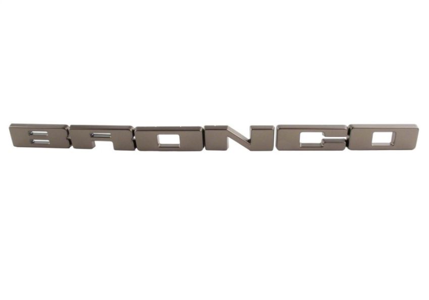 Ford Racing M-1447-BLBR 2021-2025 Bronco Grille Lettering Overlay Kit-Bronze