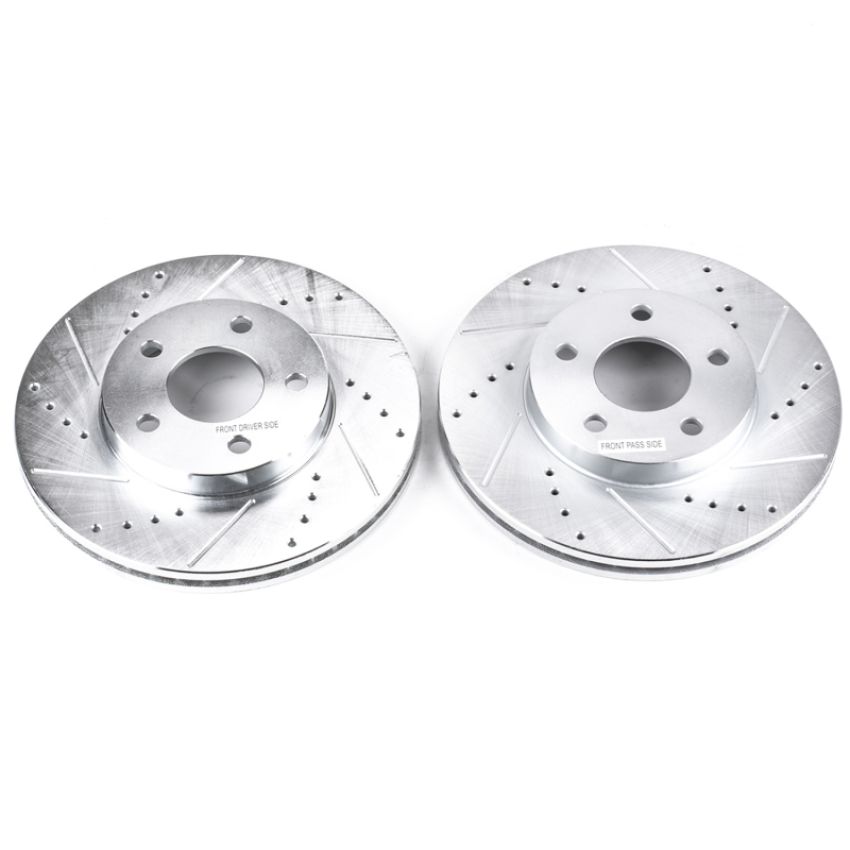 PowerStop AR82004XPR PowerStop Evolution Performance Drilled, Slotted & Plated Brake Rotor Pair