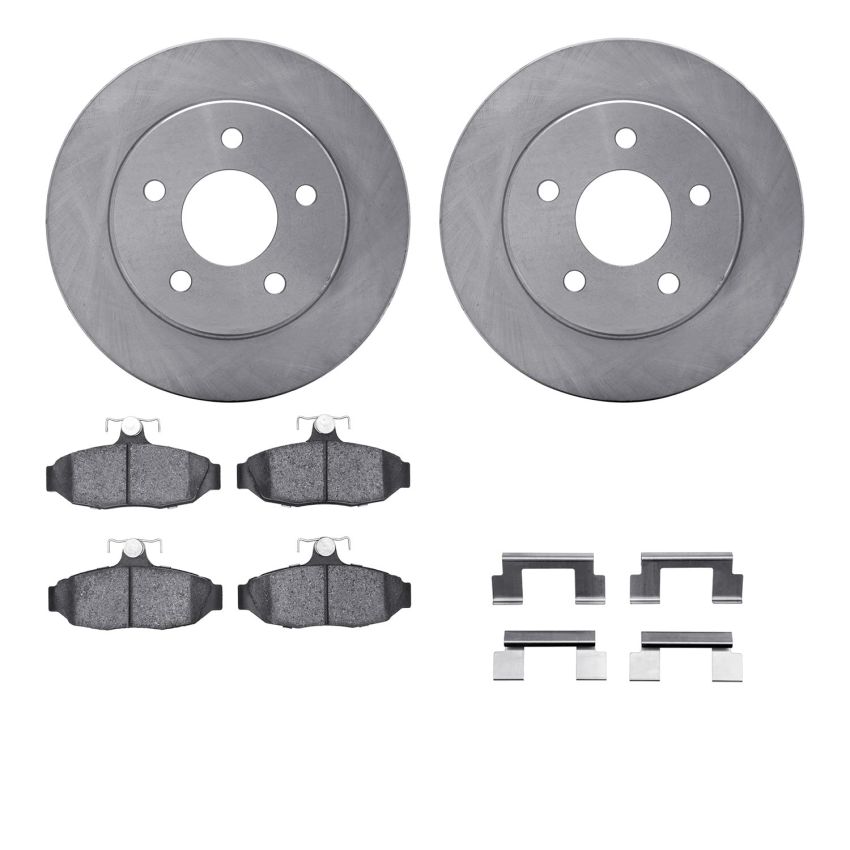 Dynamic Friction 6512-55129 Rotor Kit