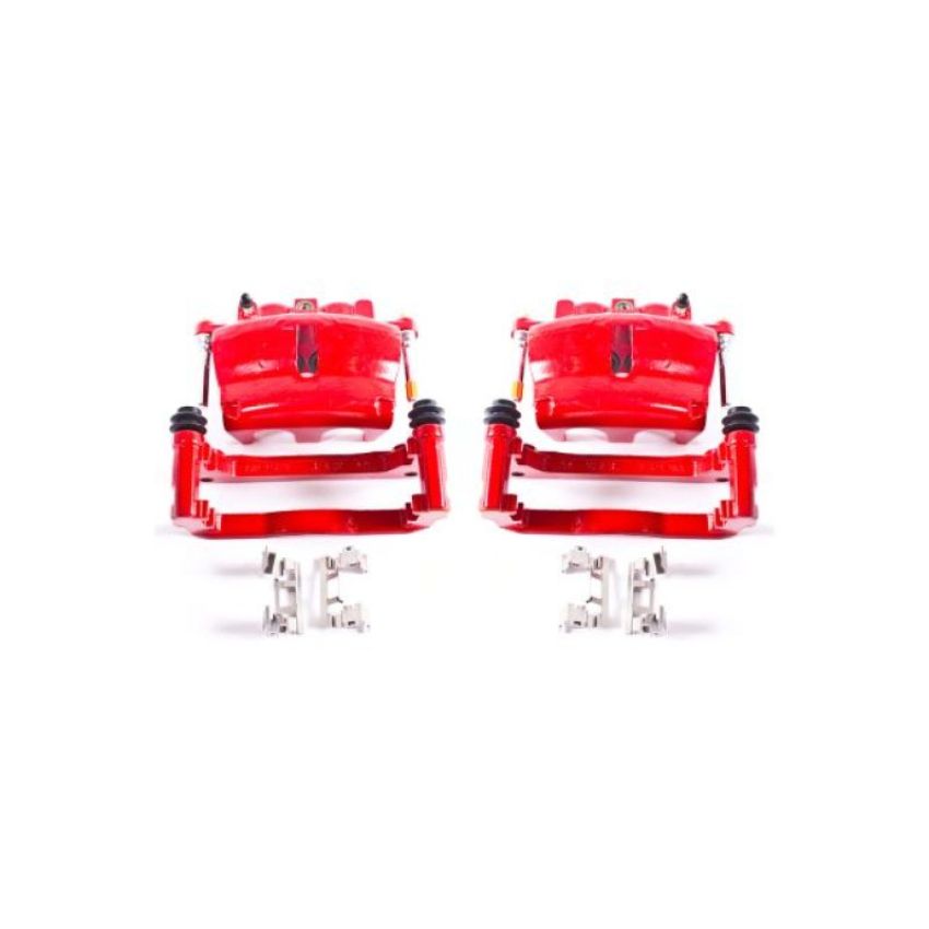 PowerStop S5004 Red Powder Coated Calipers