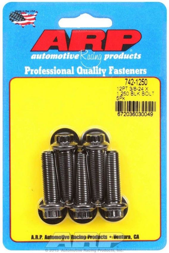 ARP ARP742-1250 Bolt Kit - 12pt. (5) 3/8-24 x 1.250
