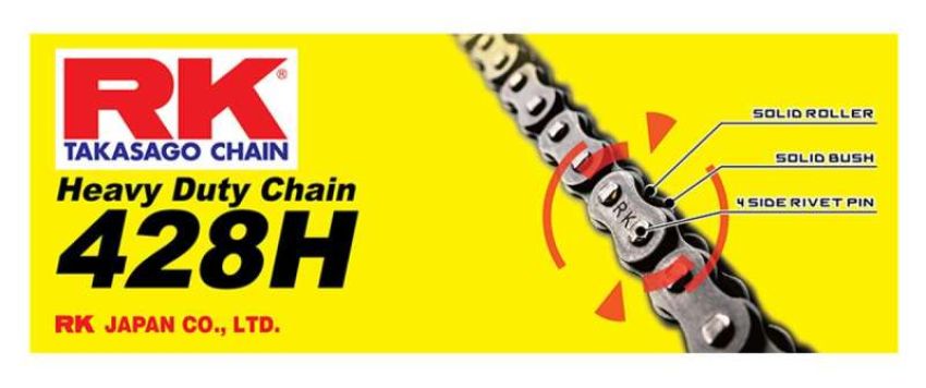 RK Chain 428H-110 RK-M 428H-110L - Natural