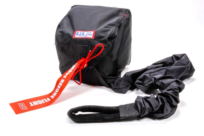 RJS SAFETY RJS7000301 Champion Chute W/ Nylon Bag and Pilot Black