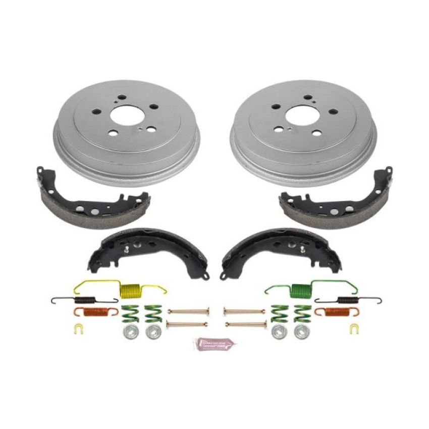 PowerStop KOE15366DK Power Stop 03-08 Toyota Corolla Rear Autospecialty Drum Kit