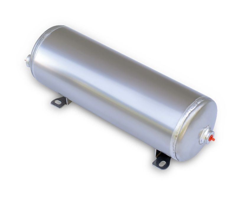 Ridetech 31912100 2 gallon aluminum air tank with two 1/4