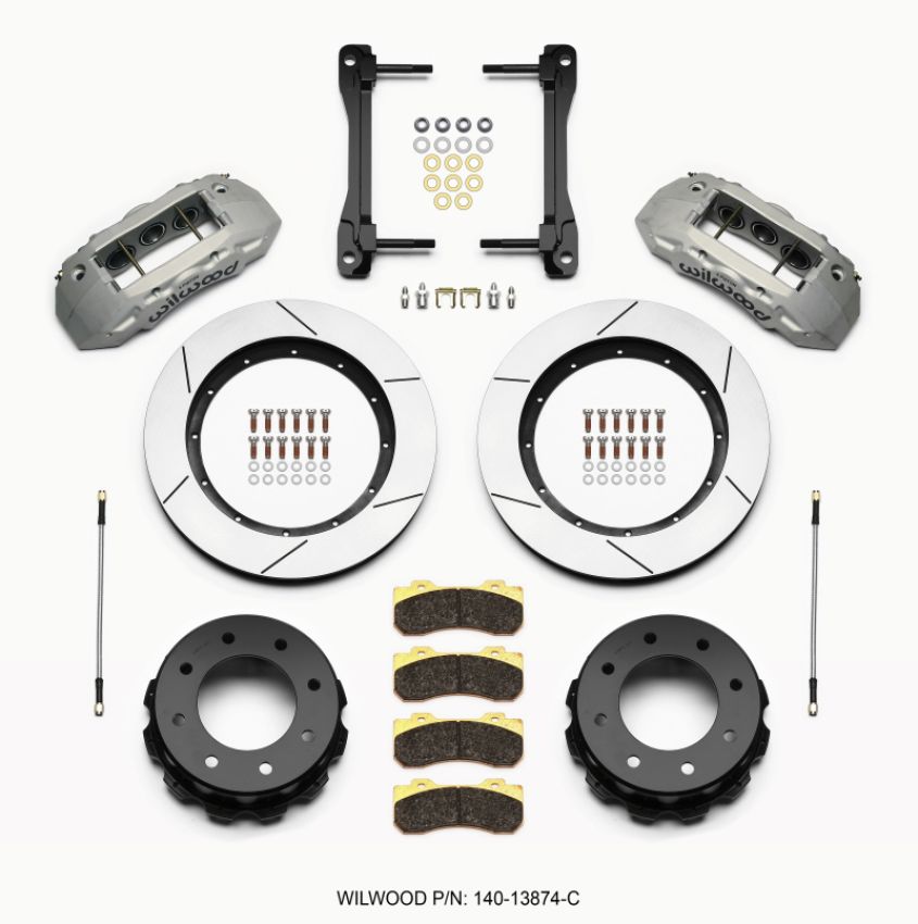 Wilwood 140-13874-C TX6R Rear Kit 15.50in Clear Ano 2011-2015 GM Truck/SUV 2500
