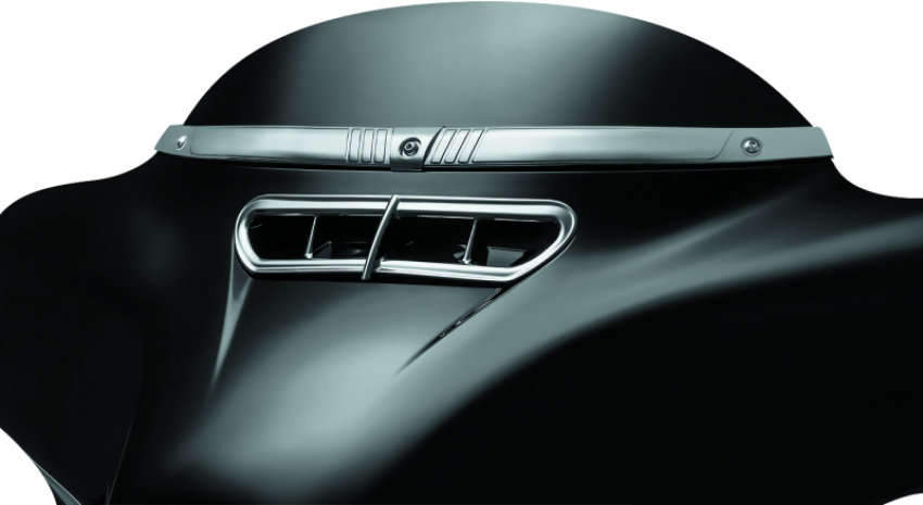 Kuryakyn 2631 Tri-Line Windshield Trim Chrome