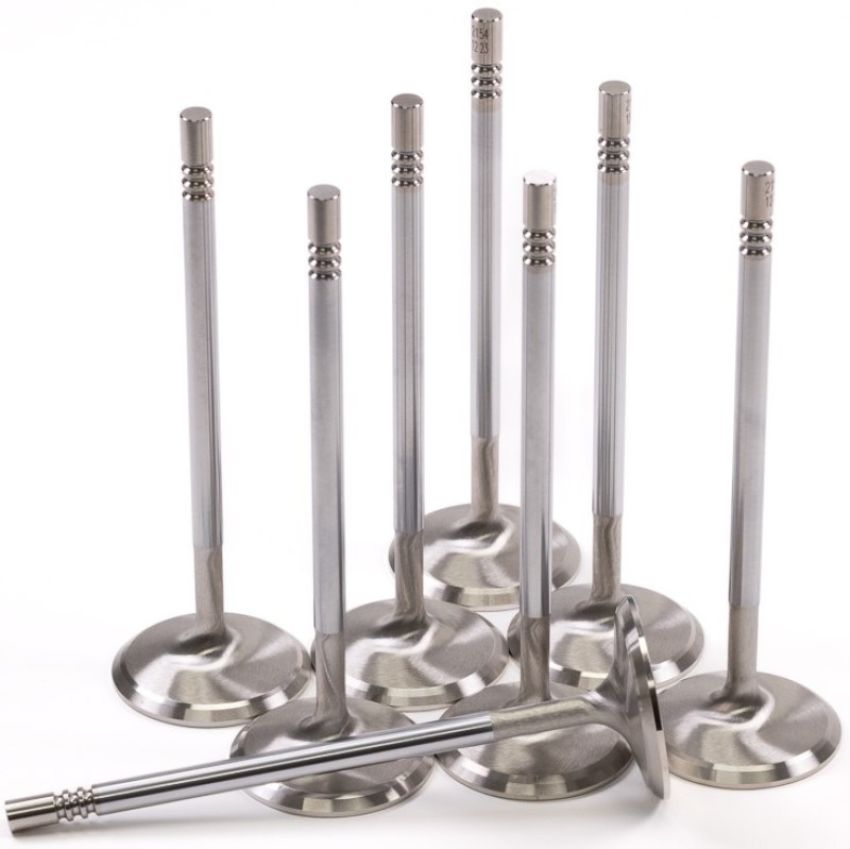 GSC Power Division 2152-8 GSC P-D Ford Mustang 5.0L Coyote Gen 1/2 37.27mm Head (STD) Chrome Polished Intake Valve - Set of 8