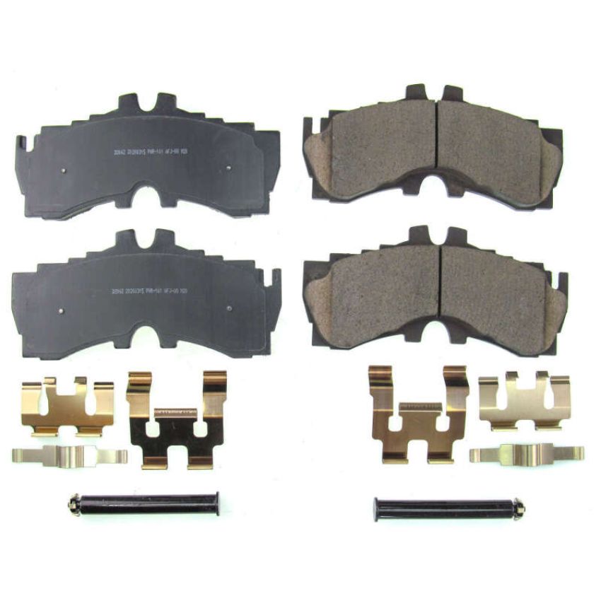 PowerStop 17-2062 PowerStop - Z17 Low-Dust Ceramic Brake Pads with Hardware