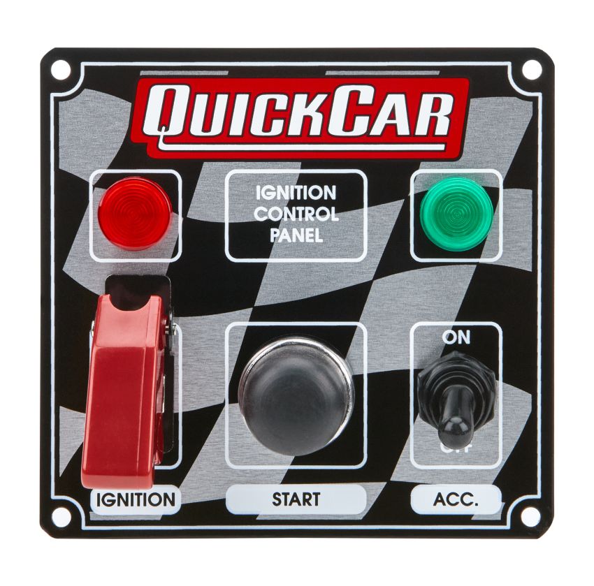 QUICKCAR RACING PRODUCTS QRP50-023 Ign. Panel 2 Switch w/Lights