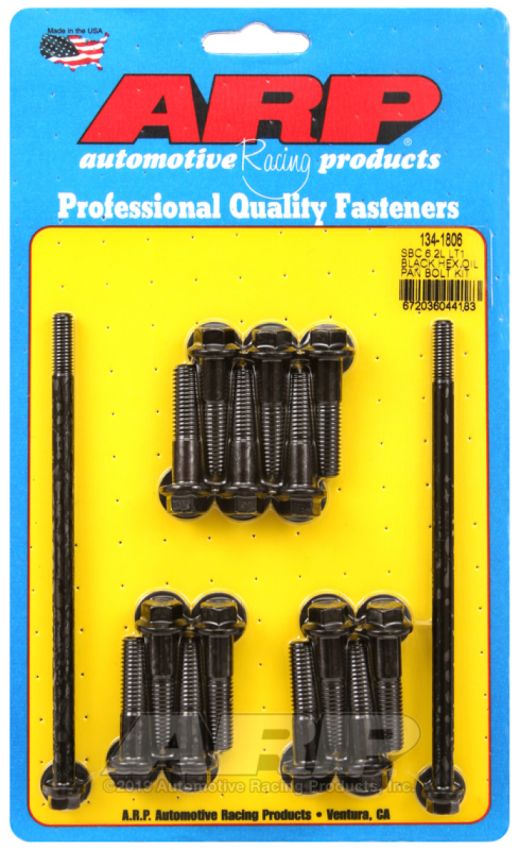 ARP ARP134-1806 Oil Pan Bolt Kit - GM LT1 6.2L 6pt