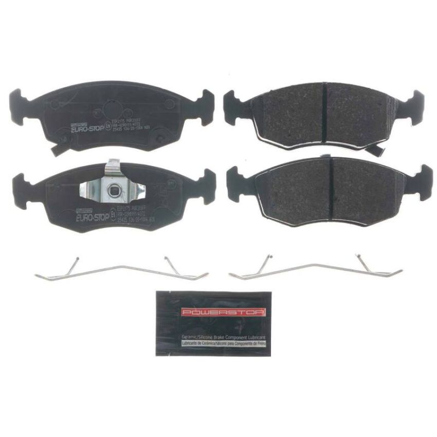 PowerStop ESP2175 EuroStop ECE-R90 Certified Brake Pad Set