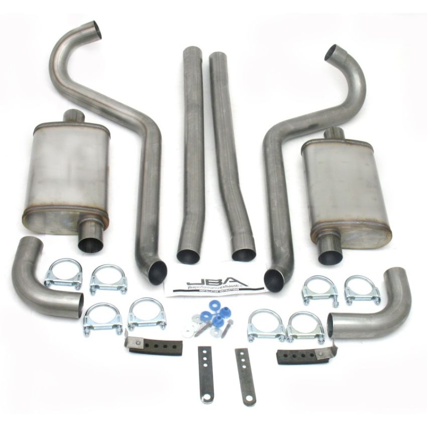 JBA 40-2650 65-70 Ford Mustang 260-428 409SS Dual Turn Down Header Back Exhaust