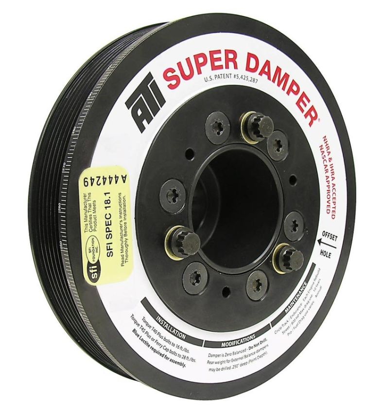 ATI PERFORMANCE ATI918432 Mopar 6.75 Super Damper 6.1L Hemi 6-Rib