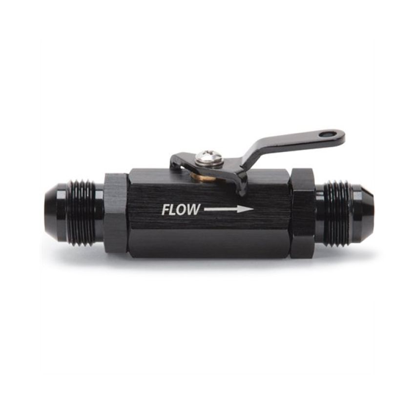RUSSELL RUS650653 Shut-Off Valve 10an Male Black Finish