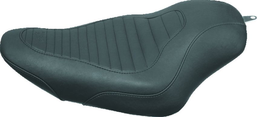 Mustang Motorcycle 76954 Mustang 04-21 Harley Sportster 3.3 Gal Tripper Solo Seat - Black