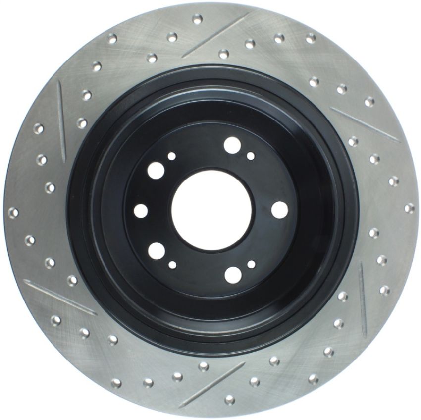 Stoptech 127.40074L Slotted & Drilled Sport Brake Rotor