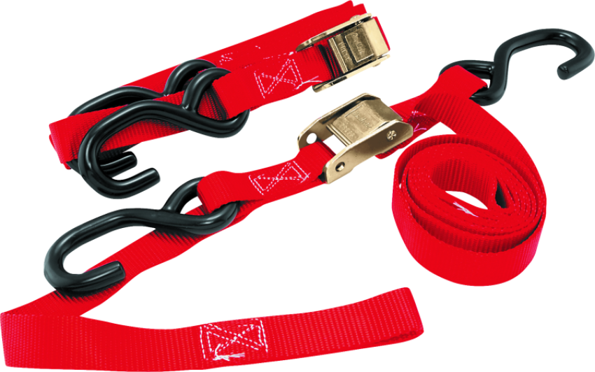 BikeMaster 100513 Tiedown Integrated Softhook - Red