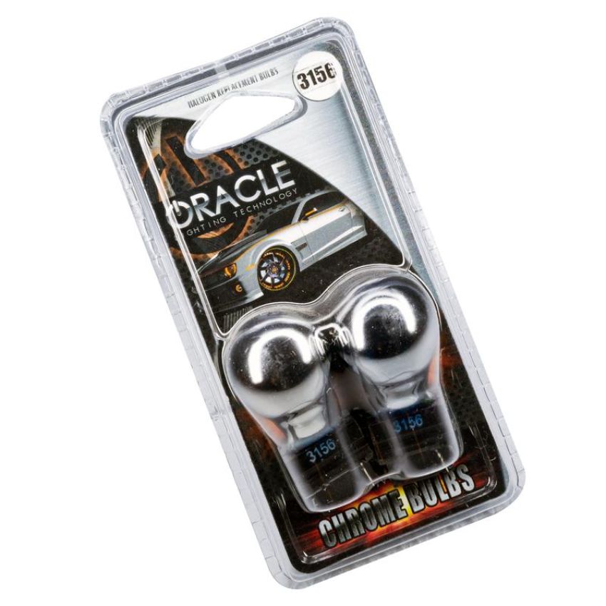 Oracle Lighting 5510-005 3156 Chrome Bulbs, Pair, Amber