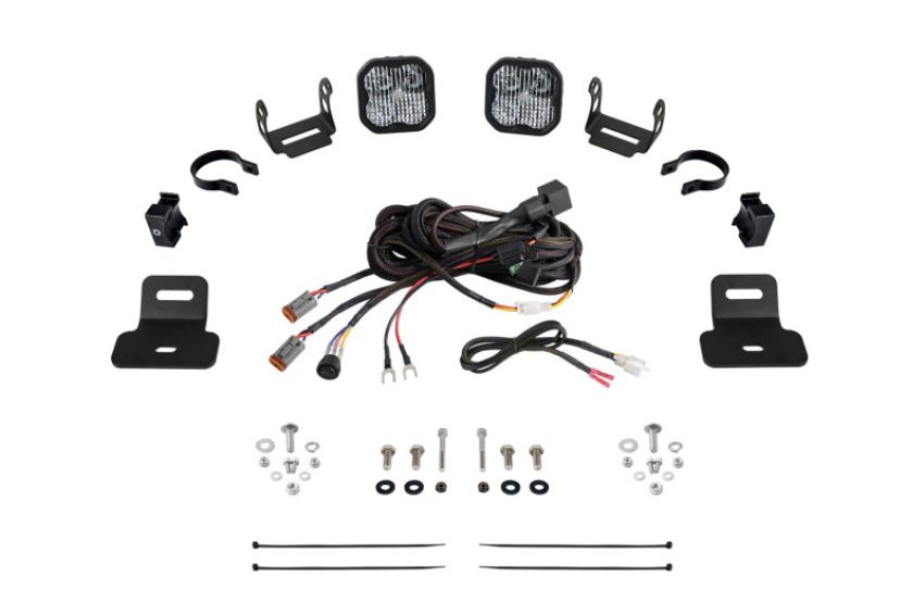 Diode Dynamics DD7866 17-24 Can-Am Maverick X3 SS3 Stage Series Ditch Light Kit - Pro White Combo