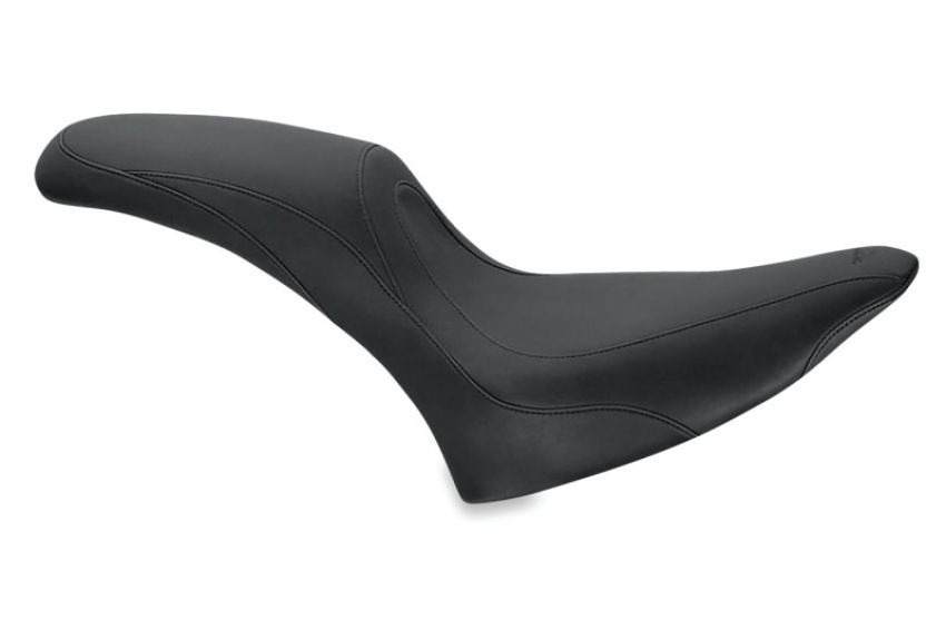 Mustang Motorcycle 76057 Mustang 00-15 Harley Softail Standard Rear Tire Tripper Fastback 1PC Seat - Black