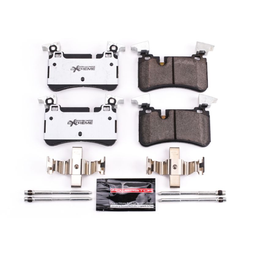 PowerStop Z26-1373 PowerStop - Z26 Performance Carbon-Fiber Ceramic Brake Pads with Hardware Kit