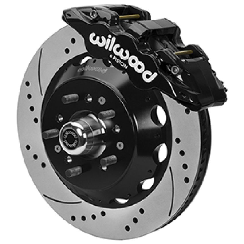 Wilwood 140-17149-D Forged 6 Piston Superlite Caliper, GT 72 Vane Vented Spec37 D&S Rotor - 14.00x1.25