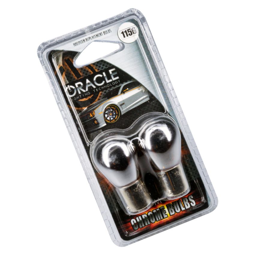 Oracle Lighting 5506-005 1156 Chrome Bulbs, Pair, Amber