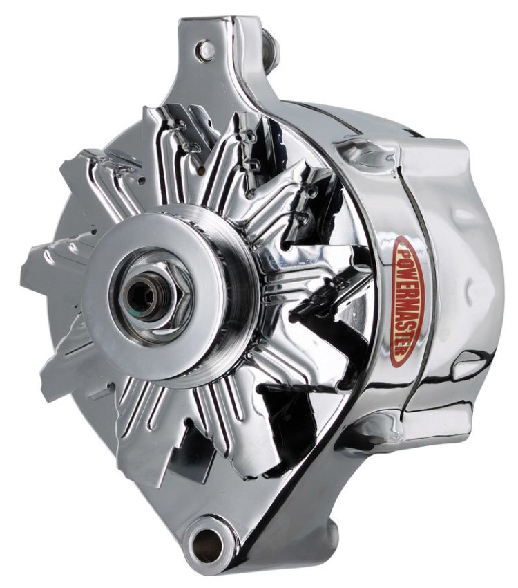 POWERMASTER PWM8-37101 Alternator Ford 100A Upgrade w/1V Pulley Chrm