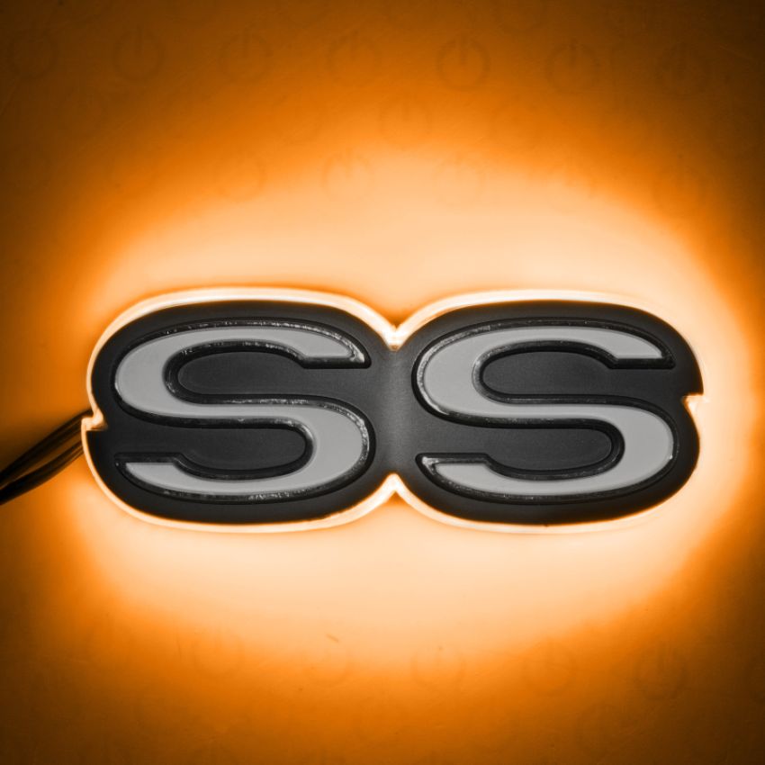 Oracle Lighting 3095-005 Amber Illuminated SS Emblem