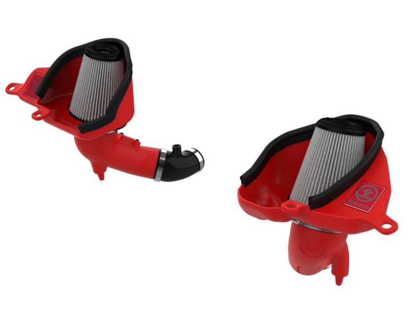 aFe Power 56-10004DR Takeda Stage-2 Cold Air Intake System Red w/ Pro DRY S Filter