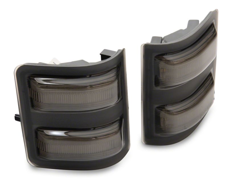 Raxiom SD18248 11-16 Ford F-250/F-350 Super Duty Axial LED Switchback Side Mirror Marker Lamps- Smoked