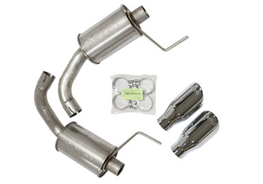 ROUSH 2015-2017 Ford Mustang 5.0L V8 Exhaust Kit w/ Round Tips