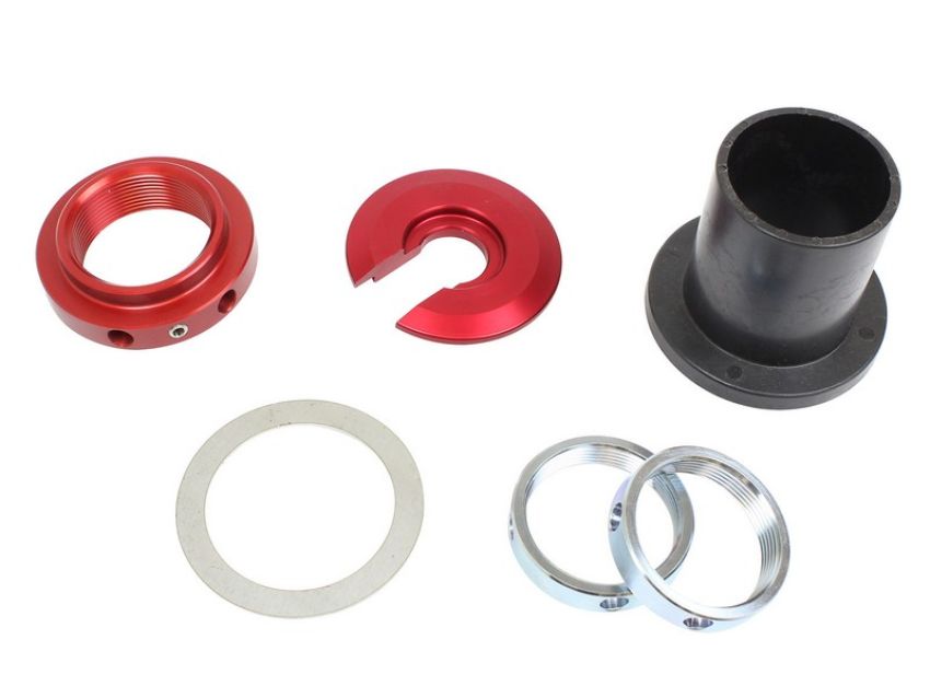 aFe Power 56080-SP22 Sway-A-Way 2.5 Coilover Spring Seat Collar Kit, Dual Rate, Flat Seat
