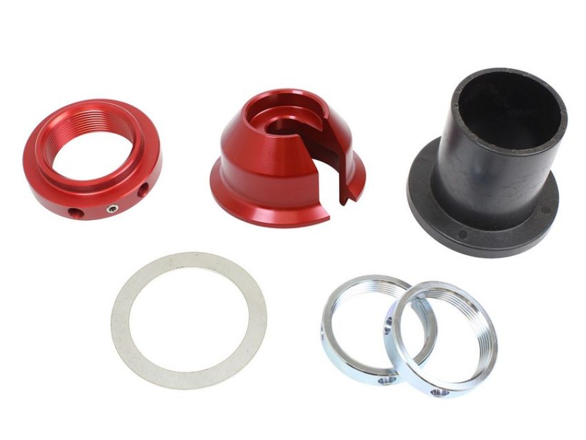 aFe Power 56080-SP23 Sway-A-Way 2.5 Coilover Spring Seat Collar Kit, Dual Rate, Extended Seat