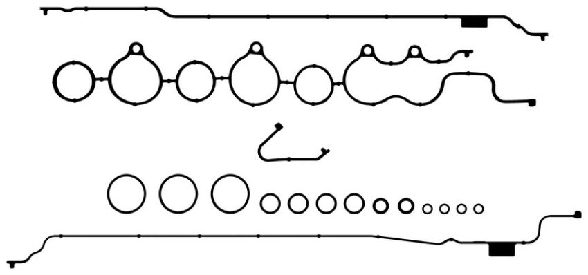 Ajusa 56081900 Rocker Cover Set