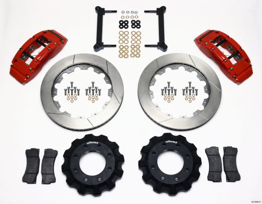 Wilwood 140-8996-R TC6R Front Kit 16.00in Red 1999-2010 GM H2 Truck/SUV 2500