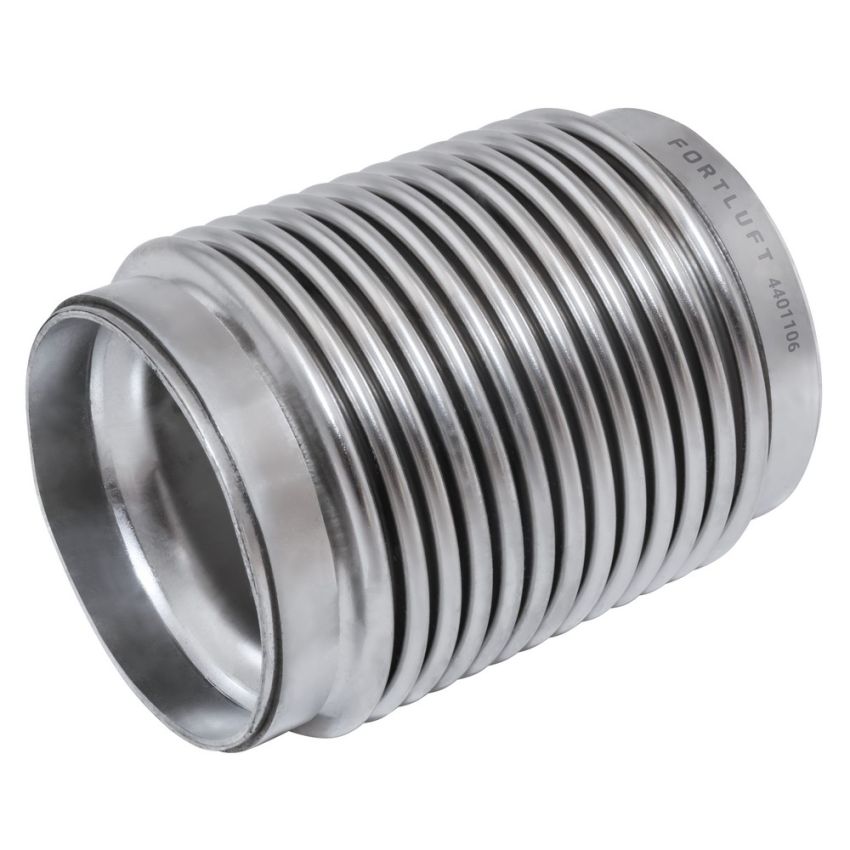 FORTLUFT 4401106 Flex Connector Bellows 2.50''x4.00'' Stainless Steel