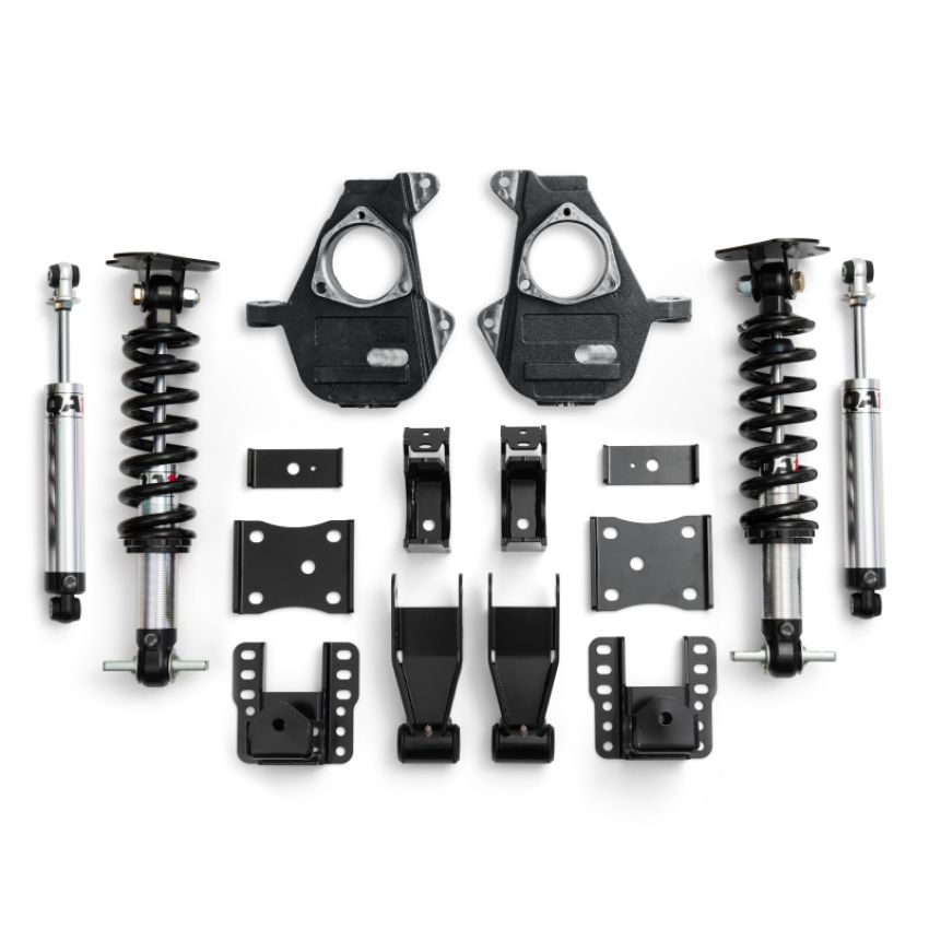QA1 LK11-GMT03 07-16 Chevrolet Silverado 2WD Lowering Kit w/ Spindles Single Adjustable 4in-6in