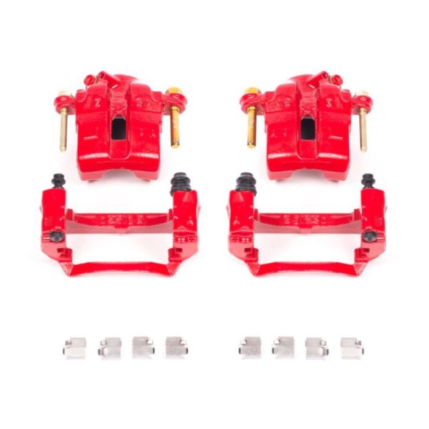 PowerStop S1704 Red Powder Coated Calipers